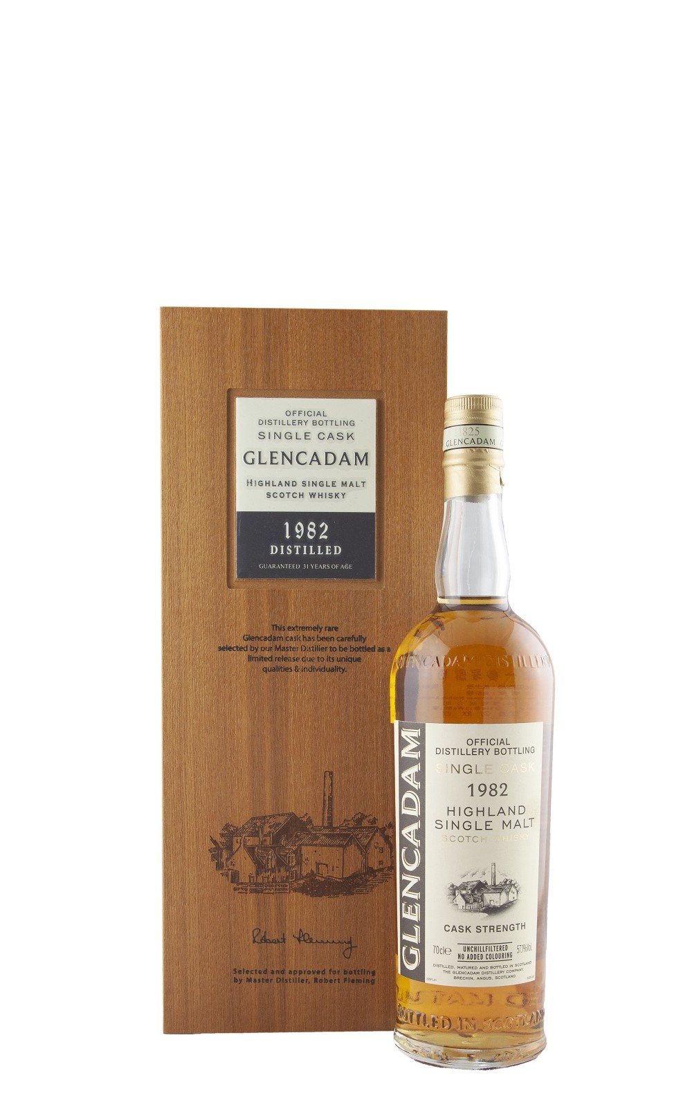 Glencadam 1982 1196 31 Years Single Cask Cask Strength Highland Single Malt Scotch Whisky 卡登 1982 1196 31年單桶原酒 單一麥芽蘇格蘭威士忌