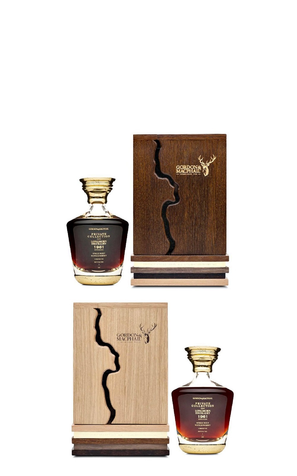 Gordon MacPhail Private Collection Longmorn 1961 Twins Set 508 512 Single Malt Scotch Whisky 高登麥克菲爾 私人典藏系列 龍摩恩1961年 桶號 508 512 威士忌原酒對組