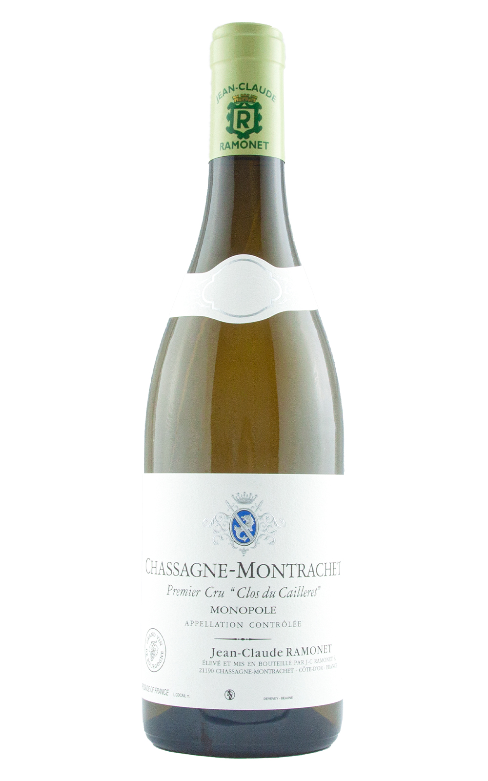 Domaine Ramonet ChaSSagne Montrachet 1er Cru Clos du Cailleret Monopole Blanc 2020 哈蒙內酒莊 夏山蒙哈榭 蓋亞黑園 獨占一級園白酒