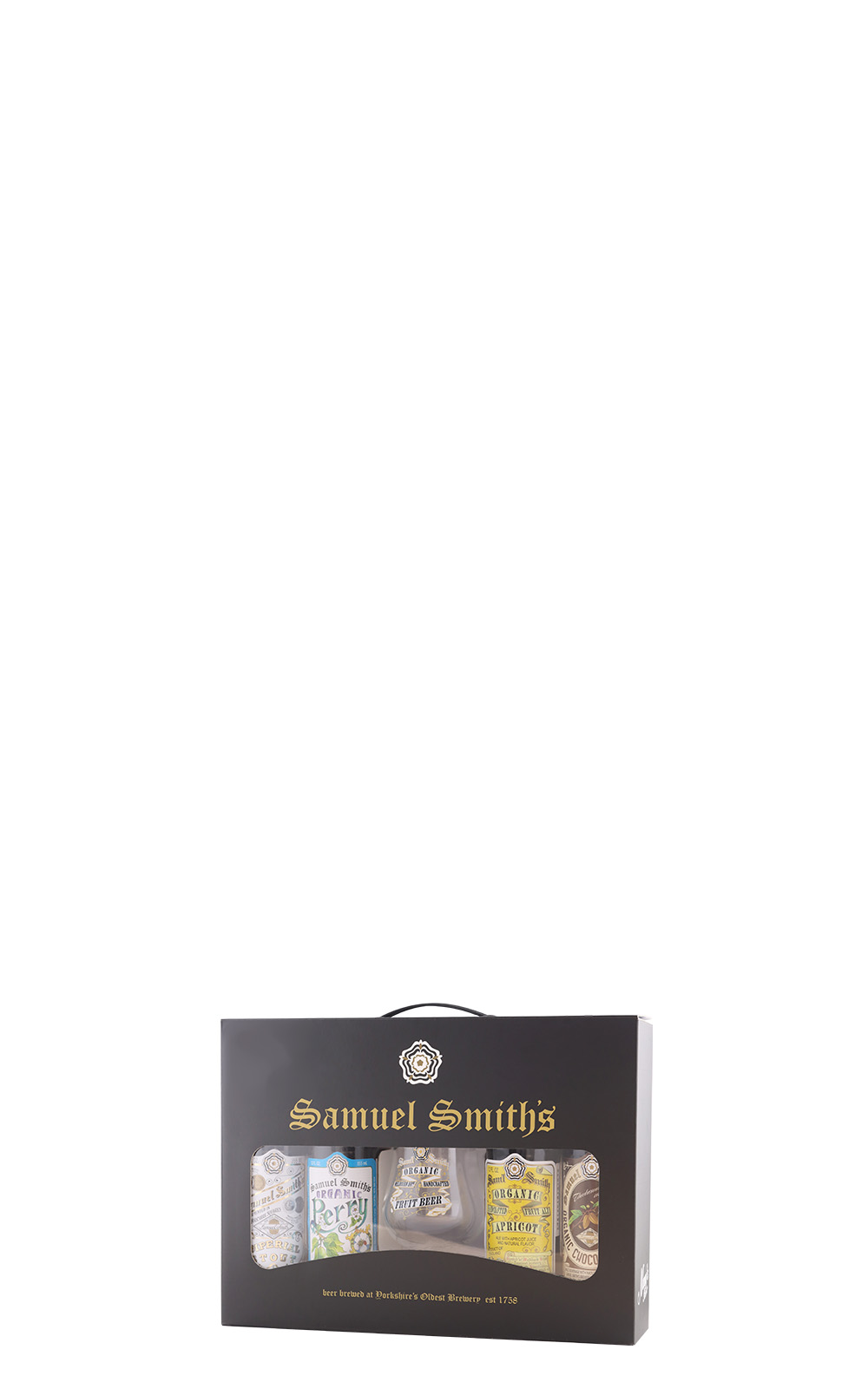 Samuel Smith s The Old Brewery 4 Bottle Set With One Glass 塞繆爾史密斯老酒廠 4瓶組 附原廠紀念專用杯一個