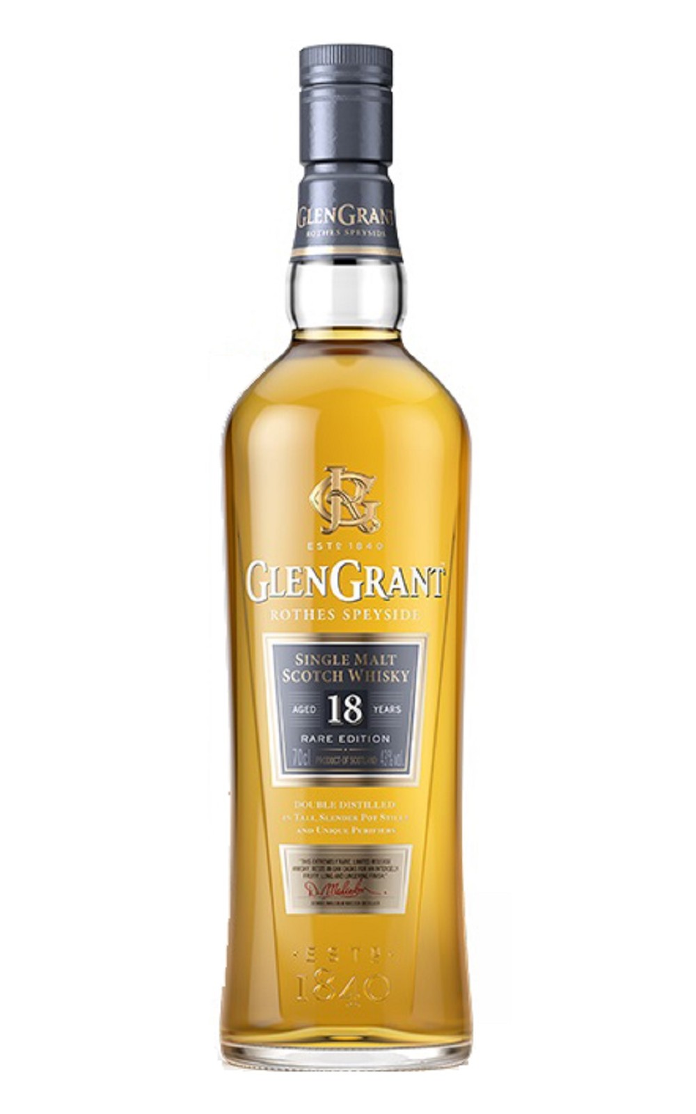 Glen Grant Aged 18 Years Old Single Malt Scotch Whisky 舊版 格蘭冠酒廠 18年單一麥芽蘇格蘭威士忌 舊版