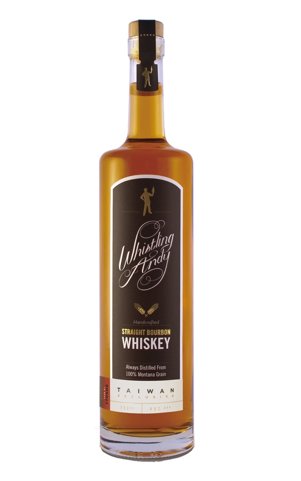 Whistling Andy Straight Bourbon Whiskey Taiwan Exclusive 美國安迪 冰原波本 單桶工藝威士忌 160023 台灣限定