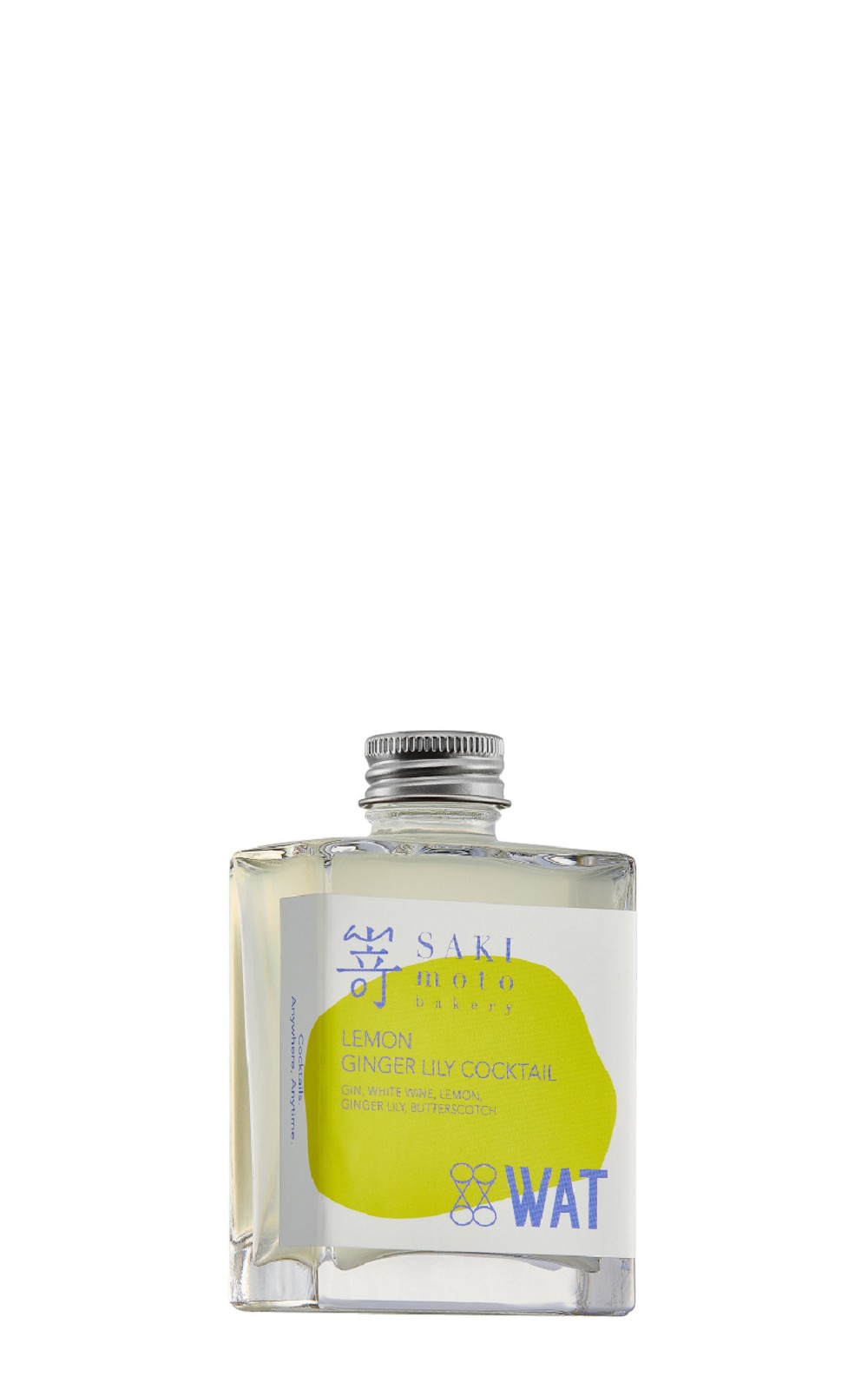 WAT Lemon Ginger Lily Cocktail WAT Sakimoto x WAT 電氣石檸檬野薑花雞尾酒