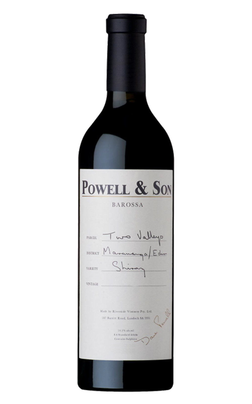 Powell Son Two Valleys Shiraz 2018 鮑威爾父子酒莊 雙谷 希哈紅酒