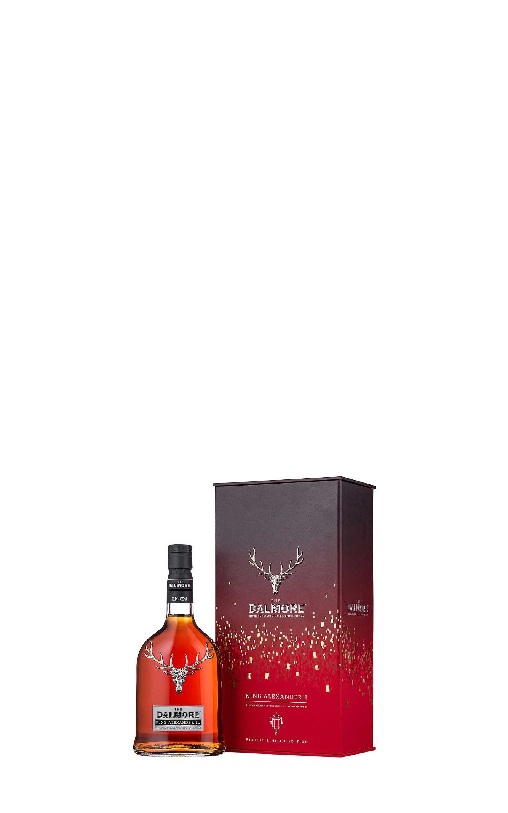 The Dalmore King Alexander III Highland Single Malt Scotch Whisky Festive Limited Edition 大摩蒸餾廠 亞歷山大三世 單一麥芽蘇格蘭威士忌 春饗限定包裝