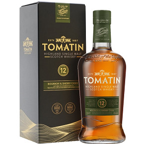 Tomatin Distillery-Aged 12 Years Bourbon & Sherry Casks Highland Single Malt Scotch Whisky
