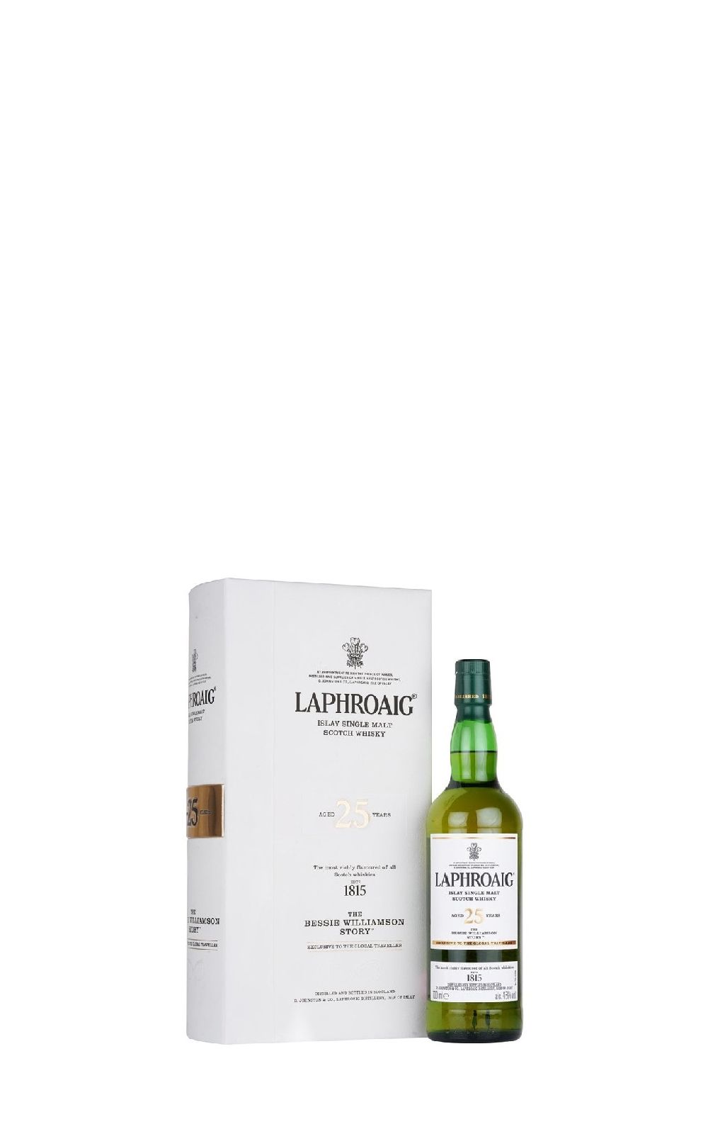 Laphroaig The Bessie Williamson Story Aged 25 Years Single Malt Scotch Whisky 拉弗格蒸餾廠 Bessie Williamson書冊 25年單一麥芽蘇格蘭威士忌