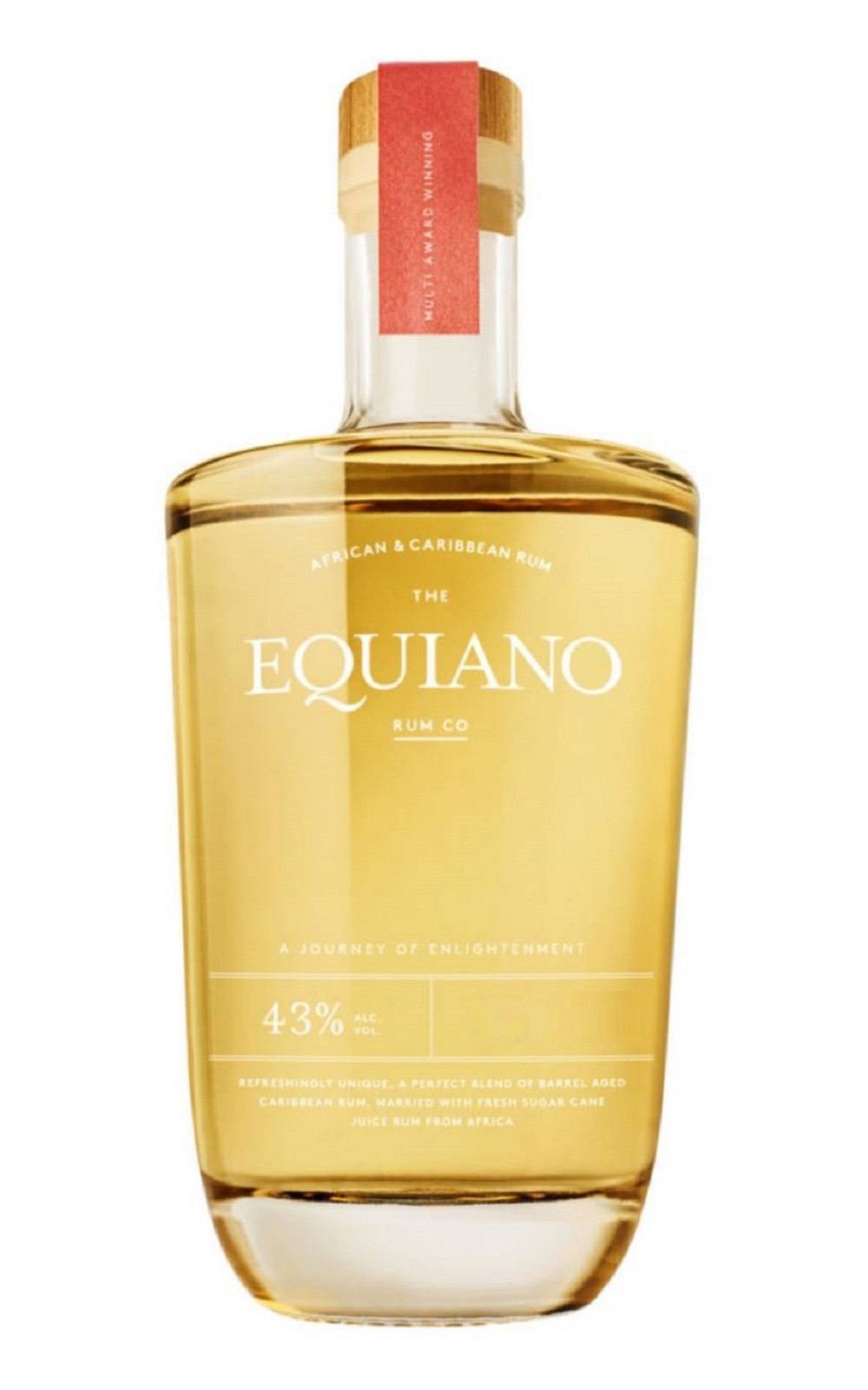 Equiano Rum A Journey of Enlightenment African Caribbean Rum 艾奎亞諾蘭姆酒 金色蘭姆酒