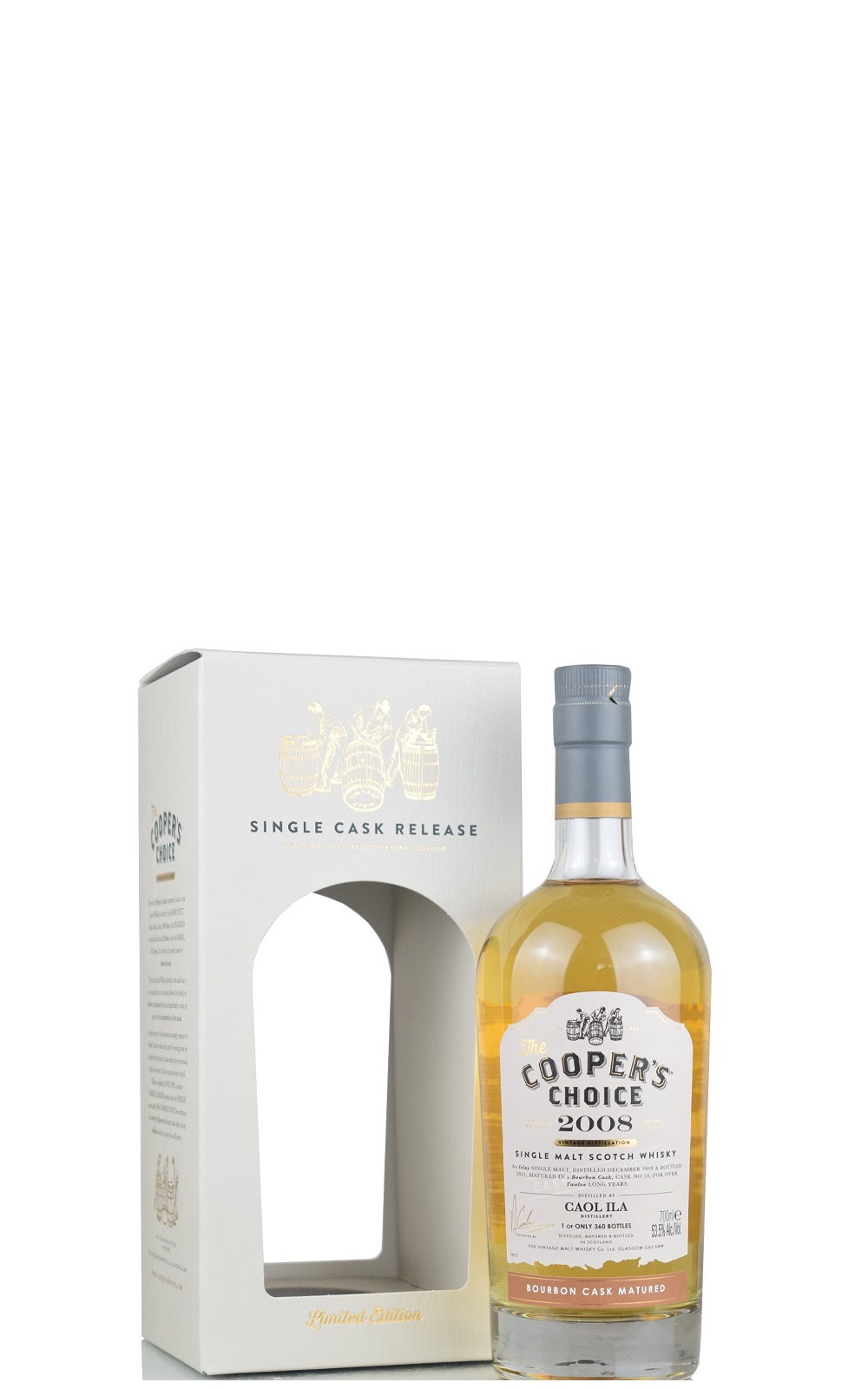 The Cooper s Choice Choice Caol Ila 2008 Bourbon Cask Single Malt Scotch Whisky 酷選大師 卡爾里拉 2008 波本單一桶蘇格蘭威士忌