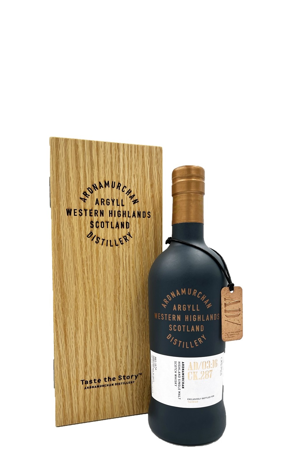 Ardnamurchan Distillery AD 03 16 CK 287 Highland Single Malt Scotch Whisky 木盒裝 艾德麥康蒸餾廠 AD 03 16 CK 287 2016 5年單一麥芽蘇格蘭威士忌 木盒
