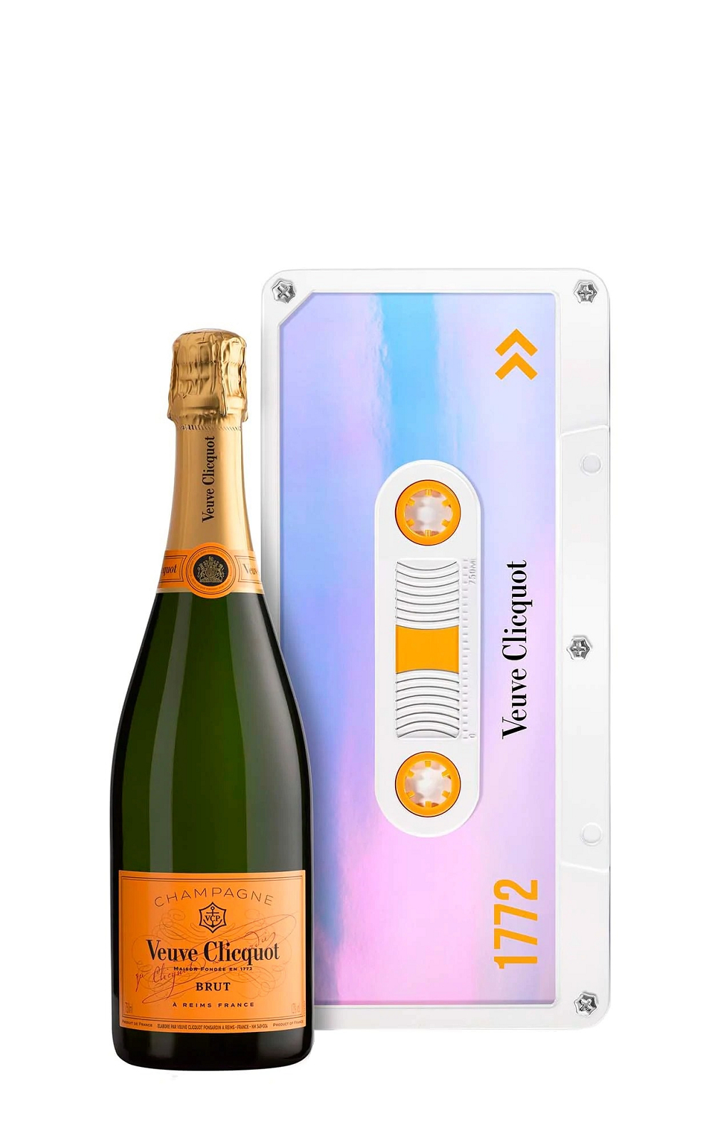 Maison Veuve Clicquot Yellow Label Brut Tape Collection Gift Box Dazzling Blue NV 凱歌香檳 皇牌 不甜香檳 錄音帶禮盒 炫目藍