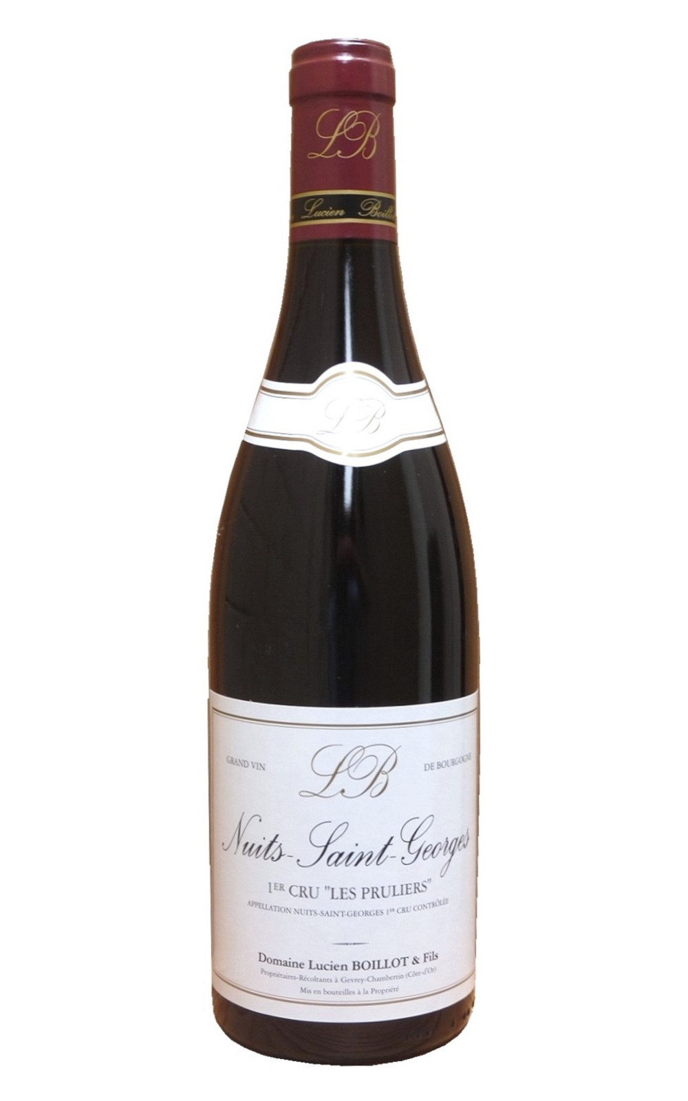 Domaine Lucien Boillot Fils Nuits Saint Georges 1er Cru Les Pruliers 2020 路西安 布由酒莊 夜聖喬治 普里耶 一級園紅酒