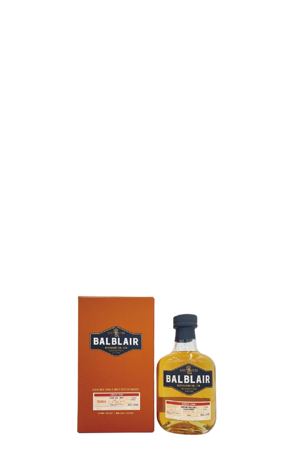 Balblair 2006 460 Single Cask Highland Single Malt Scotch Whisky 巴布萊爾 2006 460 單一麥芽蘇格蘭威士忌 台灣限定單桶原酒