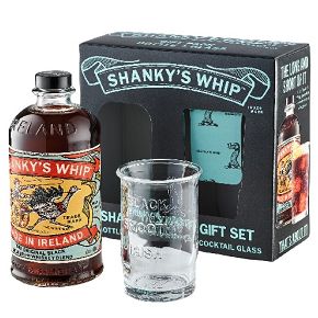Shanky’s Whip-Black Irish Whiskey Liqueur Gift Set
