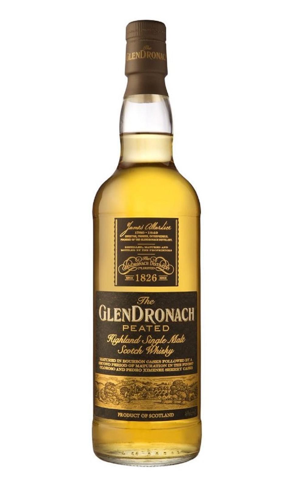 GlenDronach Peated Highland Single Malt Scotch Whisky 格蘭多納蒸餾廠 泥煤 單一麥芽蘇格蘭威士忌