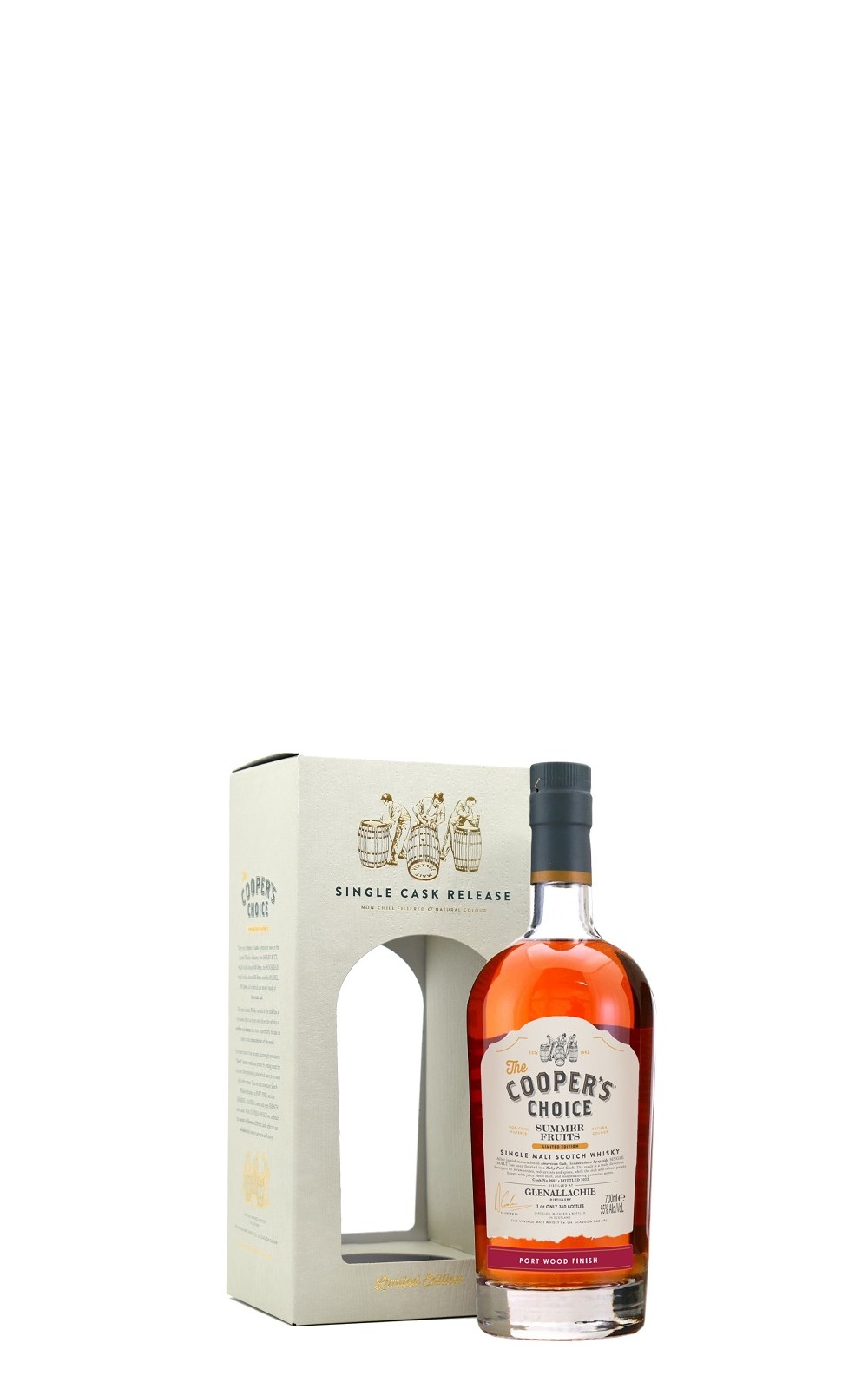 The Cooper s Choice Glenallachie Summer Fruits 9602 Port Wood Finish Single Malt Scotch Whisky 酷選大師 格蘭愛齊 盛夏果實 波特桶 單一麥芽蘇格蘭威士忌