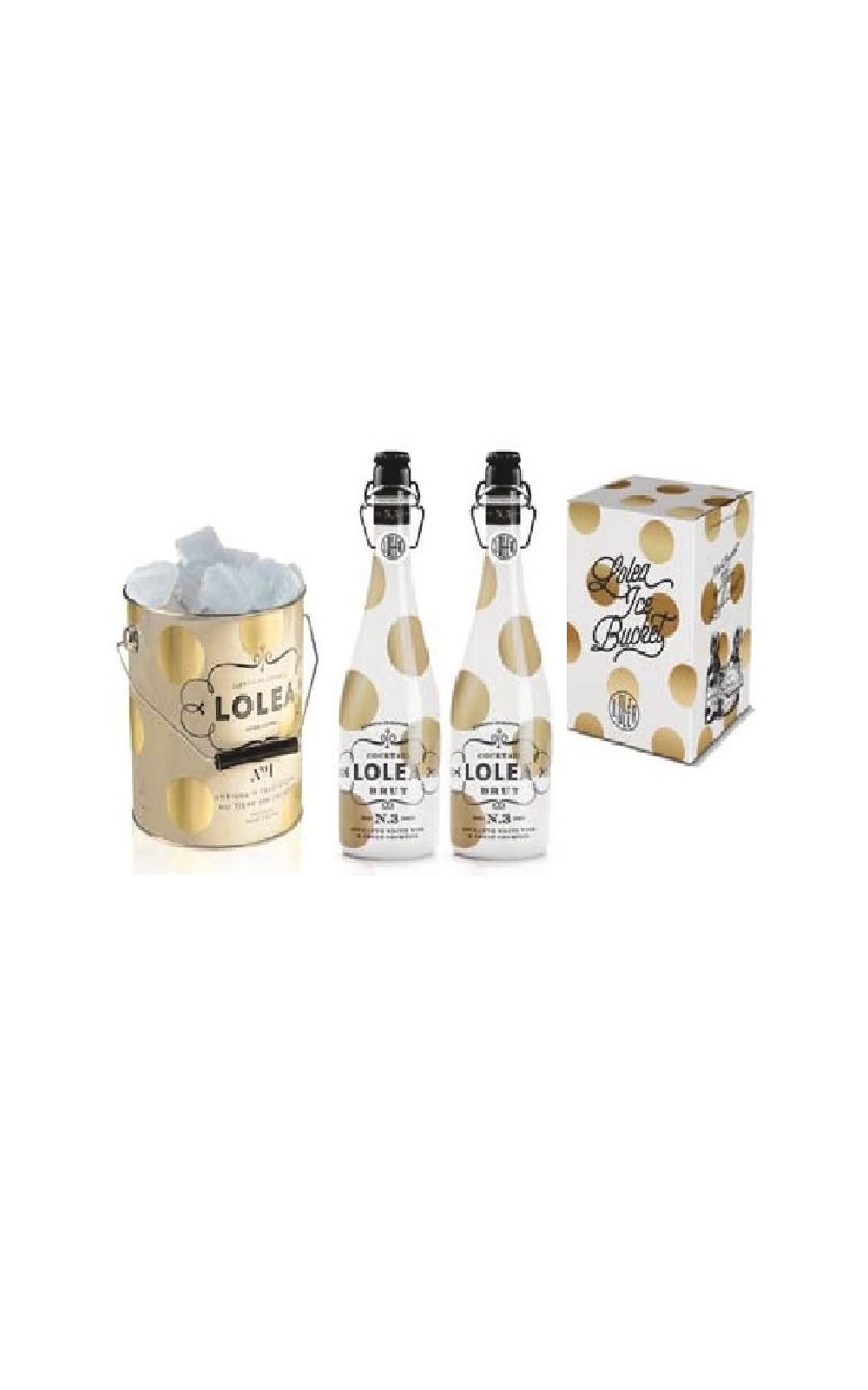Casa Lolea Lolea Gold Ice Bucket NV 羅莉亞酒廠 羅莉亞No 3雙瓶 金色冰桶單入禮盒組