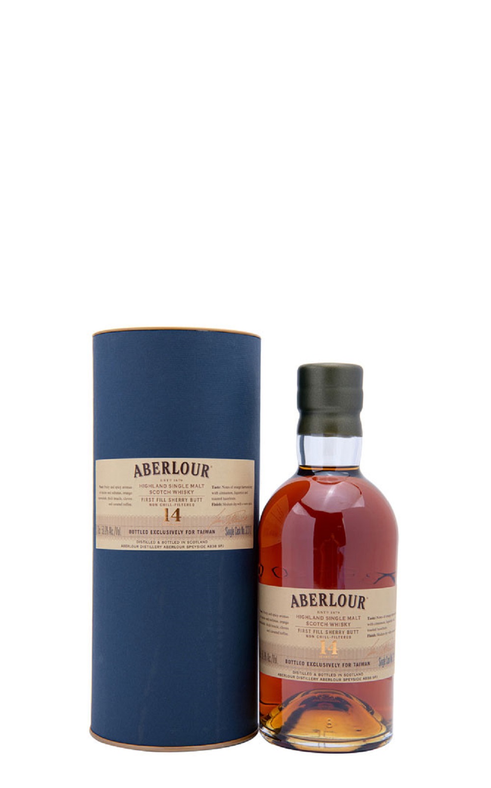 Aberlour 14 Years Old Sherry Butt Highland Single Malt Scotch Whisky 亞伯樂 14年雪莉單桶 高地單一麥芽蘇格蘭威士忌
