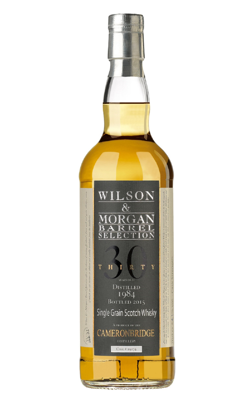 Wilson Morgan Barrel Selection Cameronbridge 1984 30 Years Old Cask Strength Single Grain Scotch Whisky 威爾森 x 摩根獨立裝瓶廠 卡門吉 1984 30年 單一穀物蘇格蘭威士忌原酒