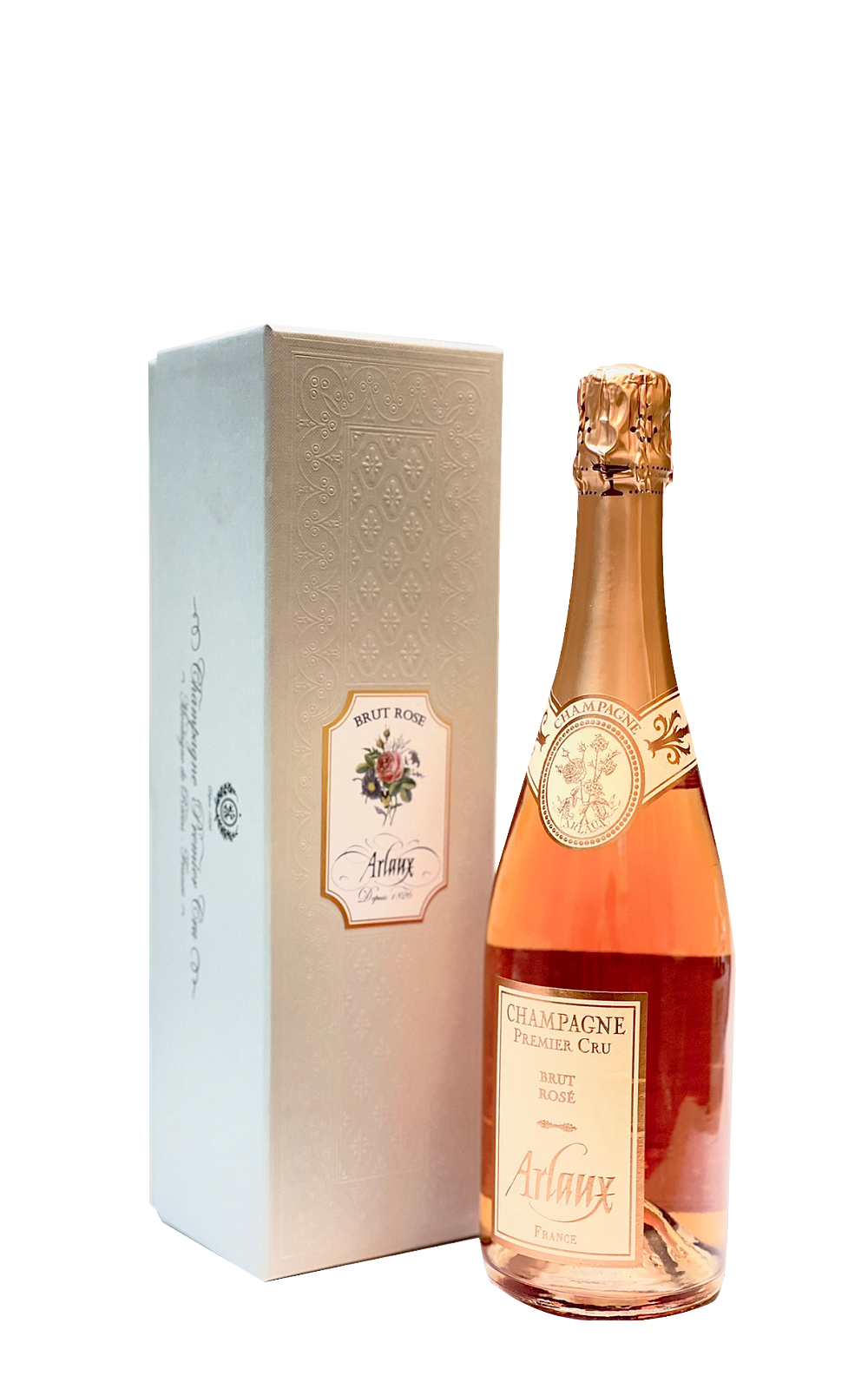 Champagne Arlaux Premier Cru Brut Rose Gift Box NV 愛樂香檳 一級園不甜無年份粉紅香檳 禮盒