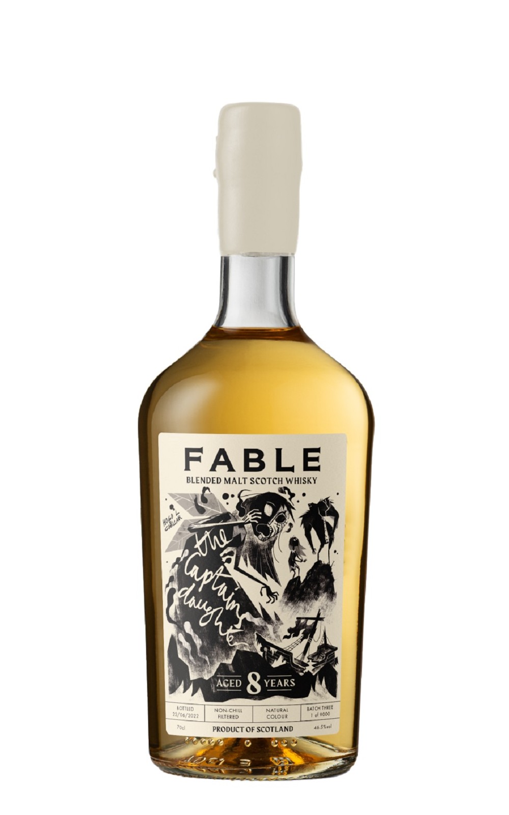 FABLE The Captain s Daughter Aged 8 Years Blended Malt Scotch Whisky 闇影傳說 外傳第三章 船長的女兒 8年調和麥芽蘇格蘭威士忌