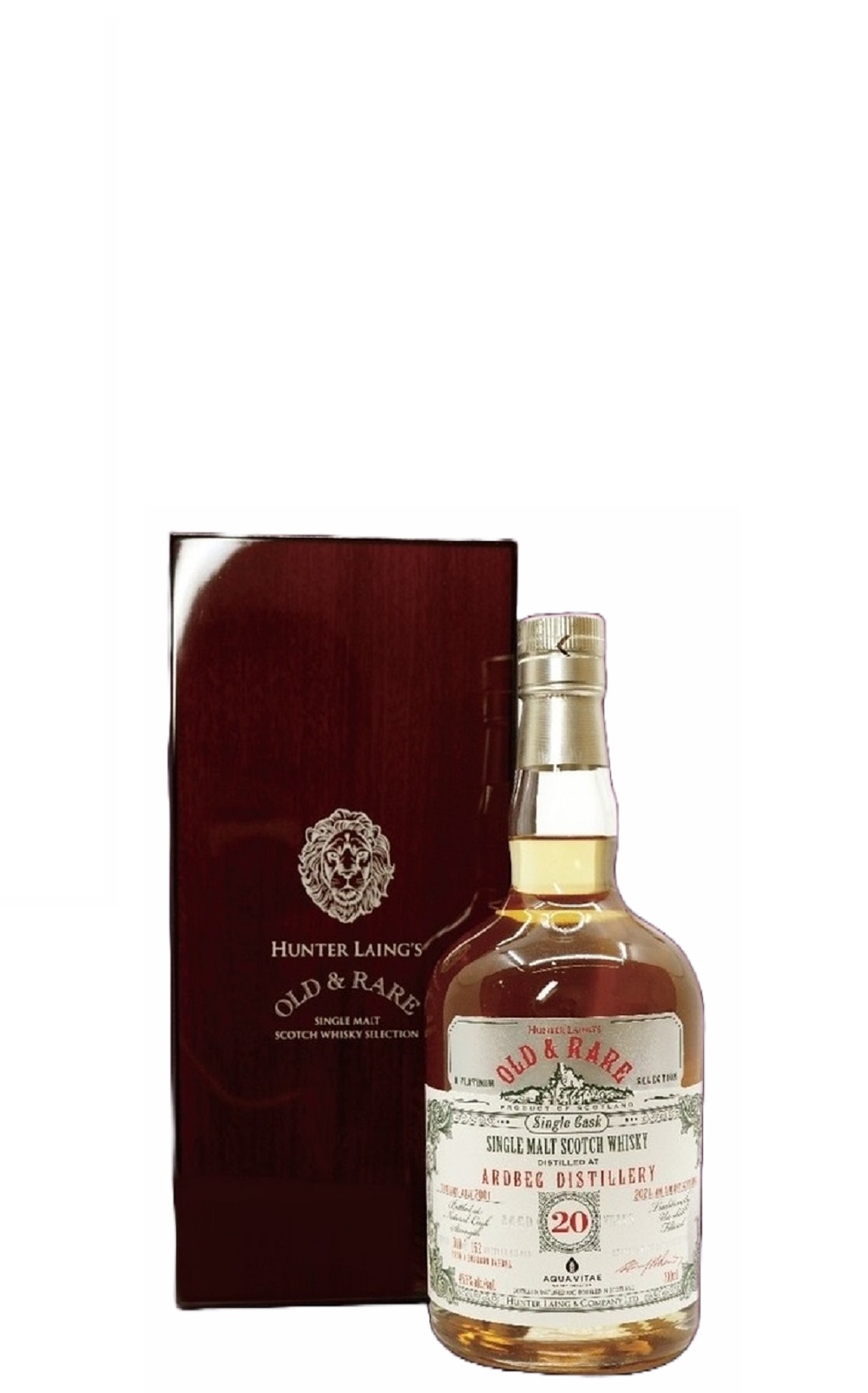 Old Rare Whisky Ardbeg 2001 Aged 20 Years Single Cask Single Malt Scotch Whisky 老麥紳士 雅柏 2001 20年單桶單一麥芽蘇格蘭威士忌