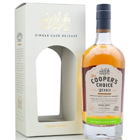 The Cooper's Choice-"Glen Spey" 2010 11 Years #803006 Calvados Cask Finish Single Malt Scotch Whisky