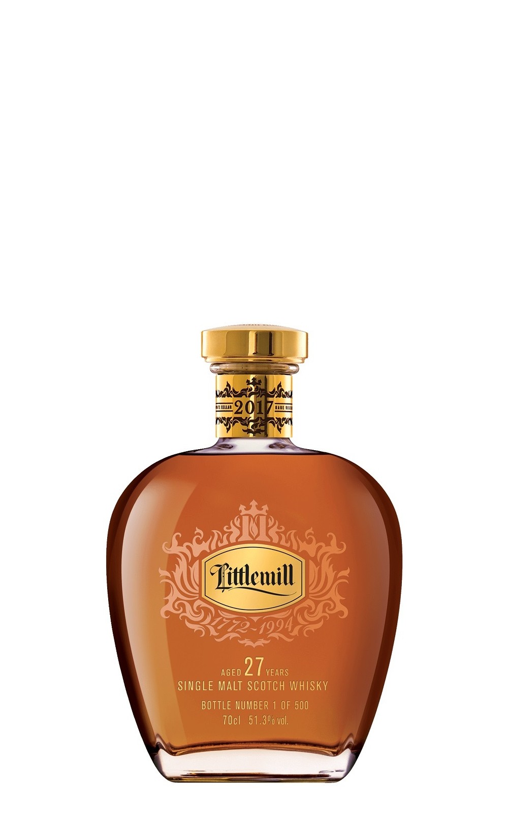 Littlemill Distillery Aged 27 Years Single Malt Scotch Whisky 小磨坊蒸餾廠 1990 2017 27年單一麥芽蘇格蘭威士忌原酒