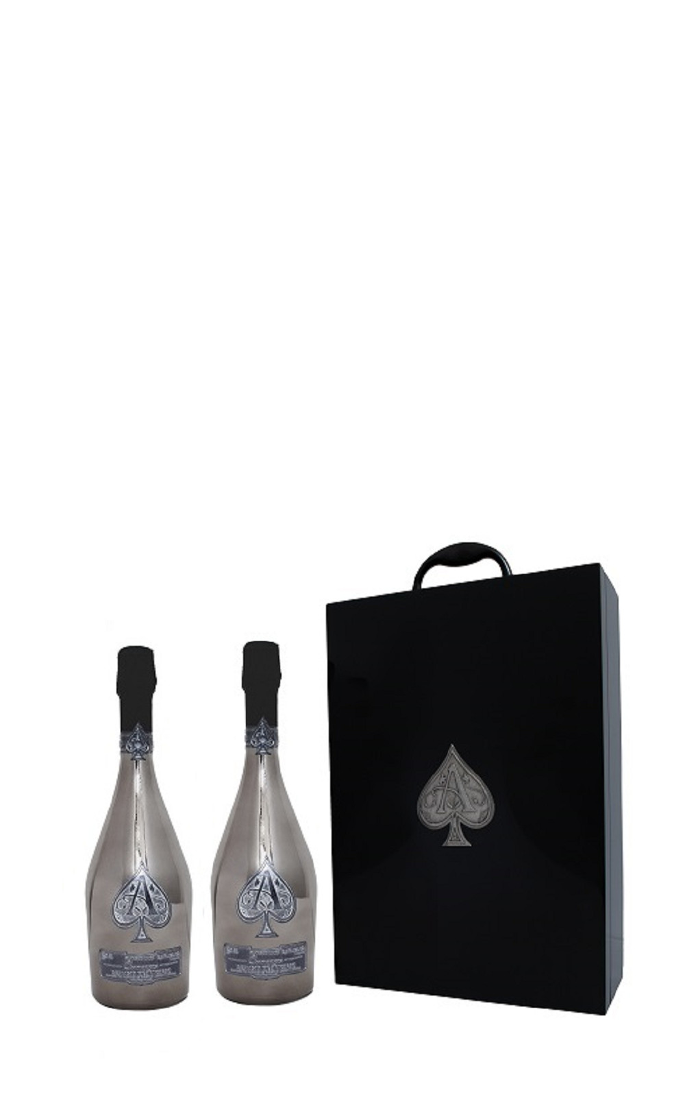 Champagne Armand de Brignac Ace of Spade Duo NV 黑桃王牌香檳 雙雙對對 珍珠黑 黑中白 二入組 禮盒 專屬編號 212 313