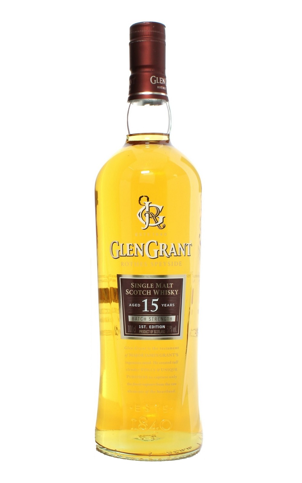 Glen Grant Aged 15 Years Batch Strength 1st Edition Single Malt Scotch Whisky 格蘭冠酒廠 15年單一麥芽蘇格蘭威士忌 批次強度初版
