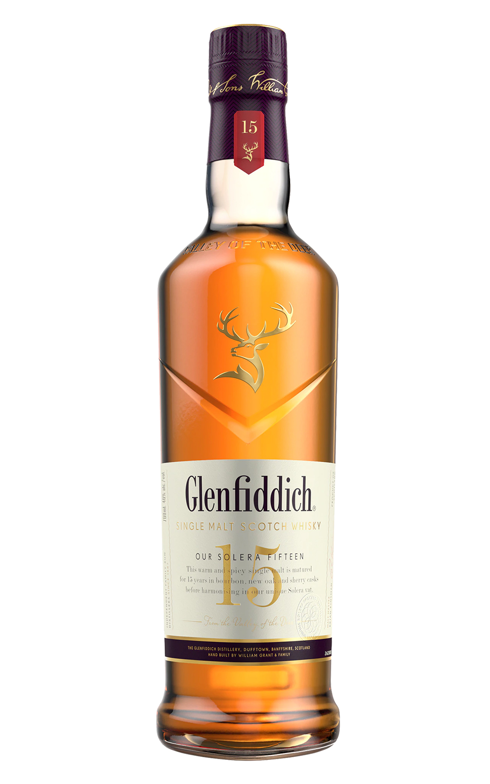 Glenfiddich 15 Years Old Single Malt Scotch Whisky CNY Edition 格蘭菲迪蒸餾廠 15年單一麥芽蘇格蘭威士忌 新年禮盒 附鬱金香杯