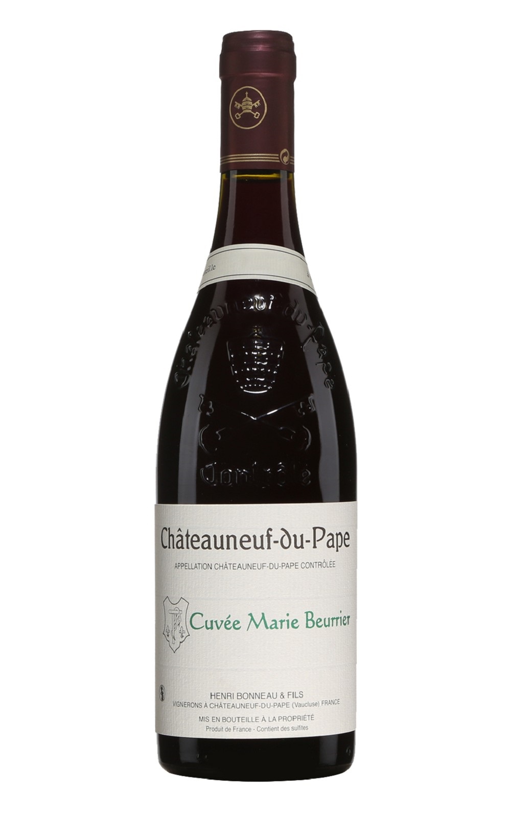 Henri Bonneau Marie Beurrier Chateauneuf du Pape 2015 亨利博諾酒莊 瑪麗·百瑞 教皇新堡紅酒