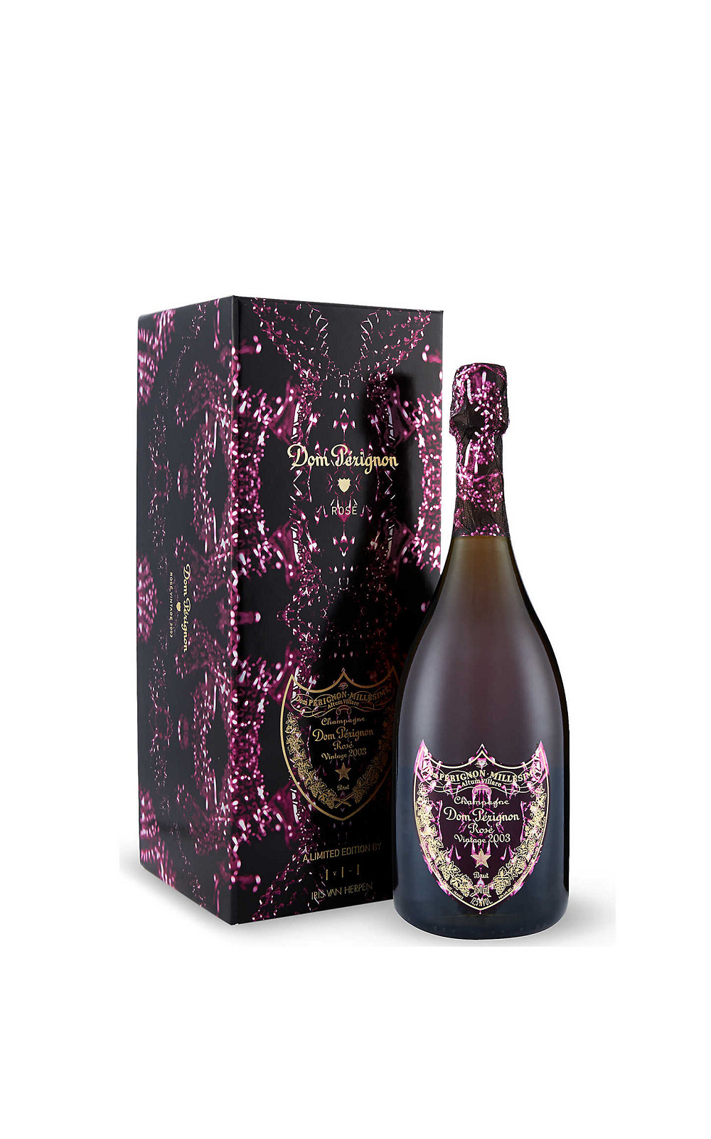 Dom Perignon Metamorphosis by Iris van Herpen Vintage Rose Brut 2003 香檳王 蛻變 化繭而出 不甜粉紅年份香檳 禮盒