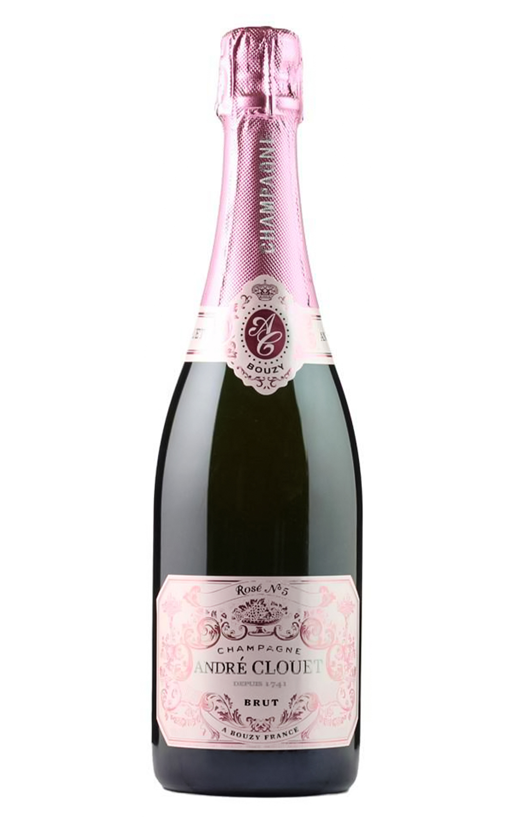 Champagne Andre Clouet No 5 Brut Rose NV 安德烈 克魯埃香檳 五號 不甜粉紅香檳