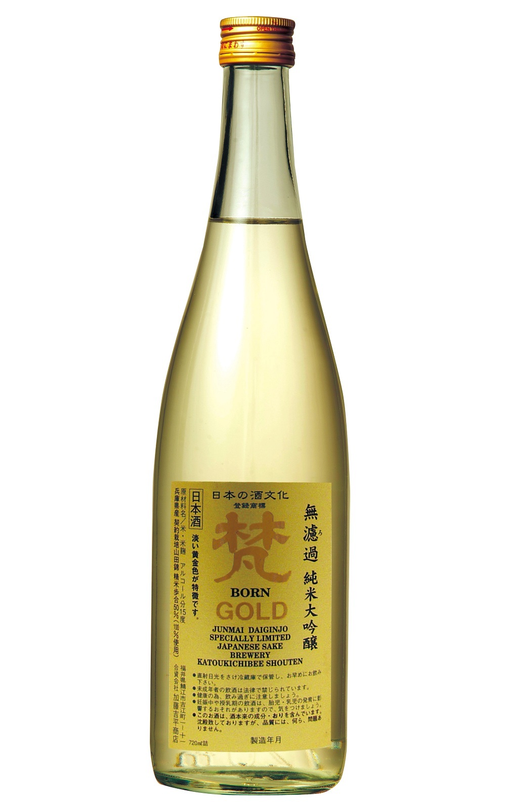 合資会社 加藤吉平商店 梵 GOLD 無濾過 純米大吟醸 加藤吉平商店 梵 GOLD 純米大吟釀