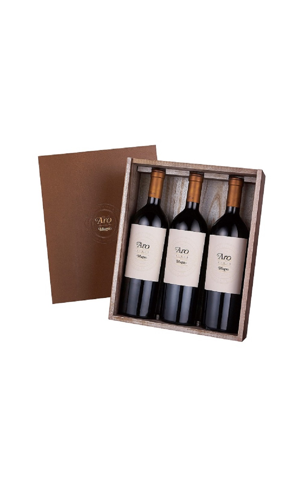 Bodegas Muga Aro Set 750ml 3 NV 慕卡酒莊 阿羅 紅酒木箱套組 750ml 3