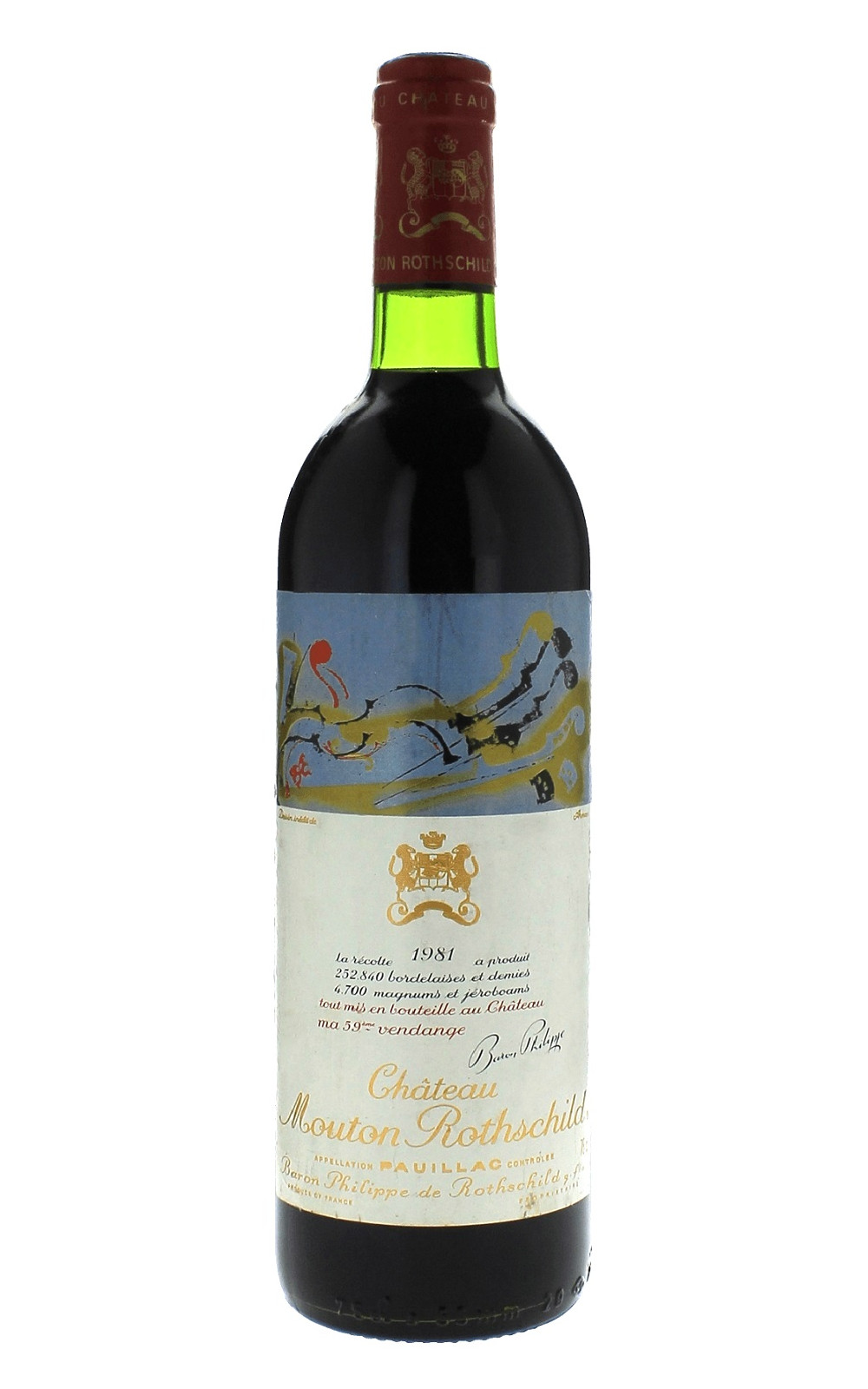 Chateau Mouton Rothschild Chateau Mouton Rothschild 1981 木桐堡 木桐一軍紅酒