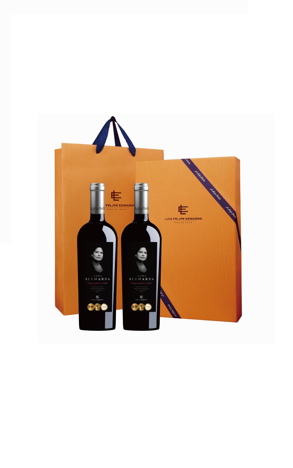 Luis Felipe Edwards Dona Bernarda Set 750ml 2 2015 路易菲利普酒莊 柏娜多夫人 紅酒禮盒 750ml 2