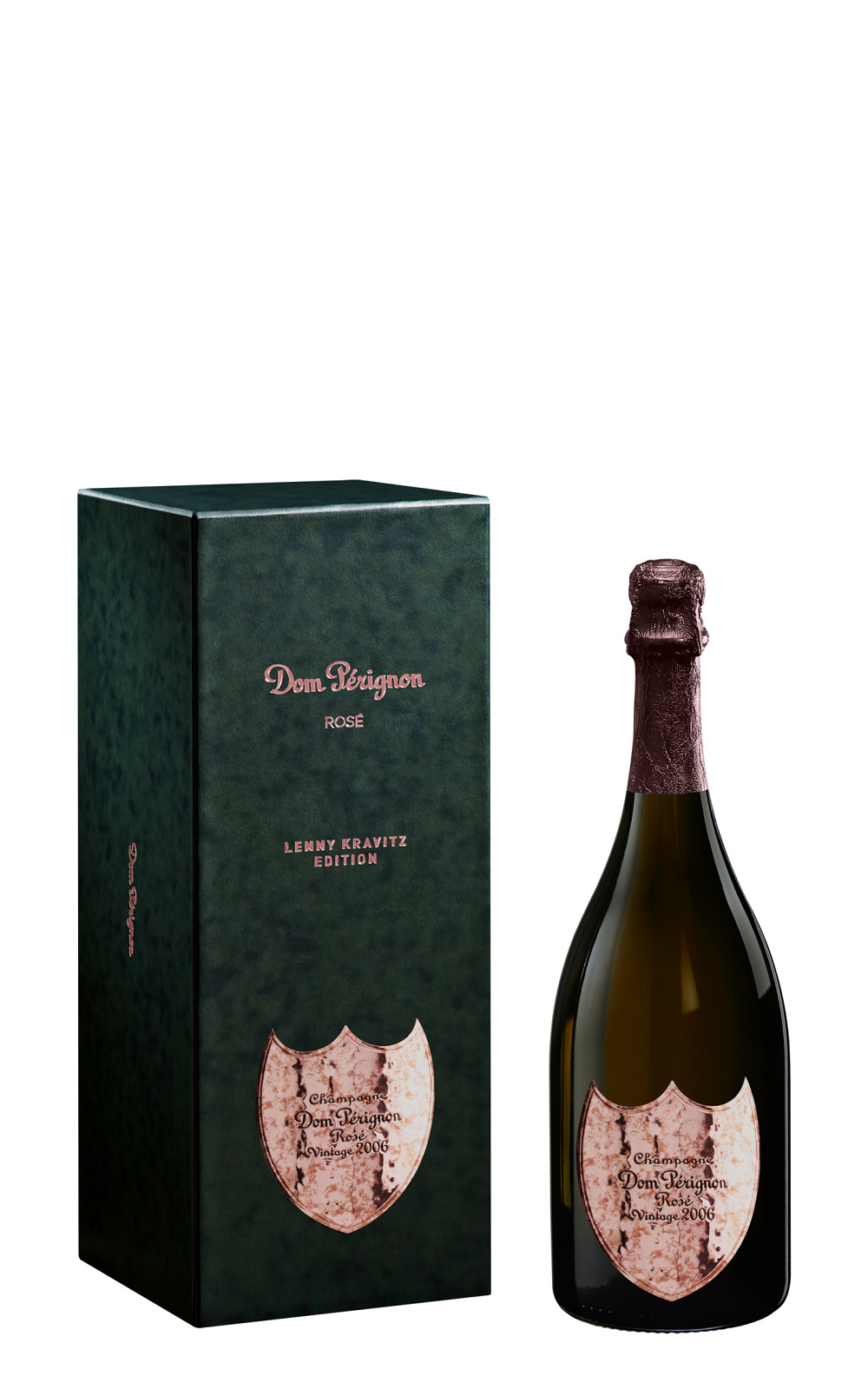 Dom Perignon Lenny Kravitz Limited Edition Vintage Rose Brut 2006 香檳王 藍尼 克羅維茲 年份不甜粉紅香檳 禮盒附提袋
