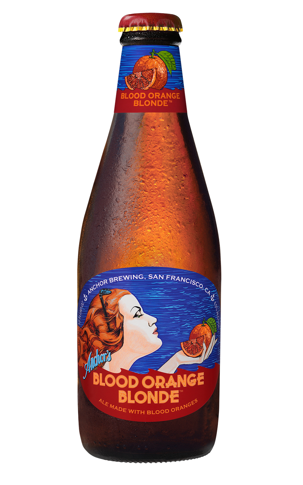 Anchor Brewing Blood Orange Blonde Ale Made with Blood Oranges 海錨啤酒廠 金髮尤物 美式精釀啤酒