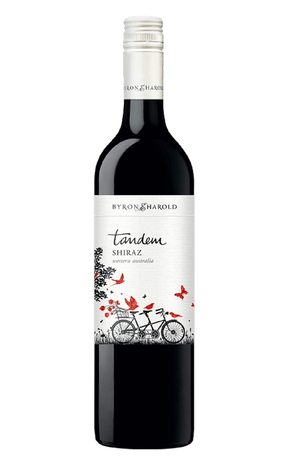 Byron Harold Tandem Shiraz 2019 拜倫哈羅德酒莊 雙人單車系列 緋紅蝴蝶 希哈紅酒