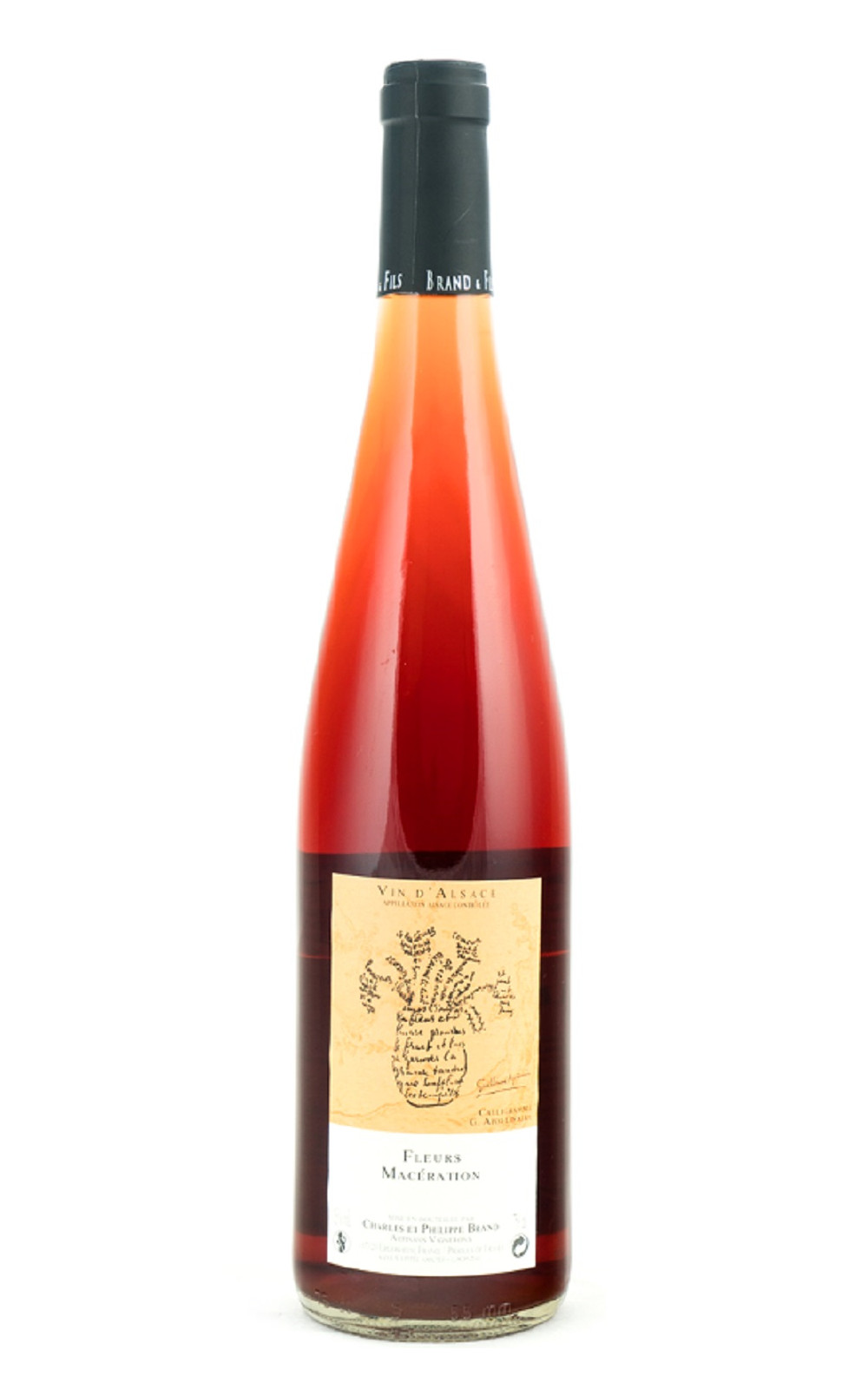 Domaine Brand Fils Fleurs Maceration 2018 布蘭德酒莊 淬鍊之花 灰皮諾橘酒