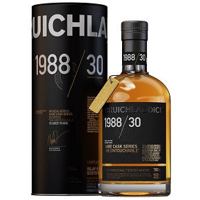 Bruichladdich Distillery-Rare Cask Series The Untouchable "1988 / 30" Islay Single Malt Scotch Whisk