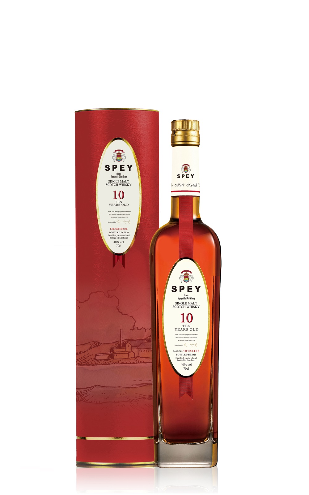 Spey 瓶附刮刮卡 10 Years Old Single Malt Scotch Whisky 詩貝酒廠 10年單一麥芽蘇格蘭威士忌 附刮刮卡