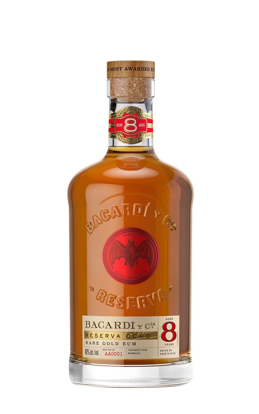 BACARDÍ Reserva Ocho Rare Gold Rum 百加得 8年蘭姆酒
