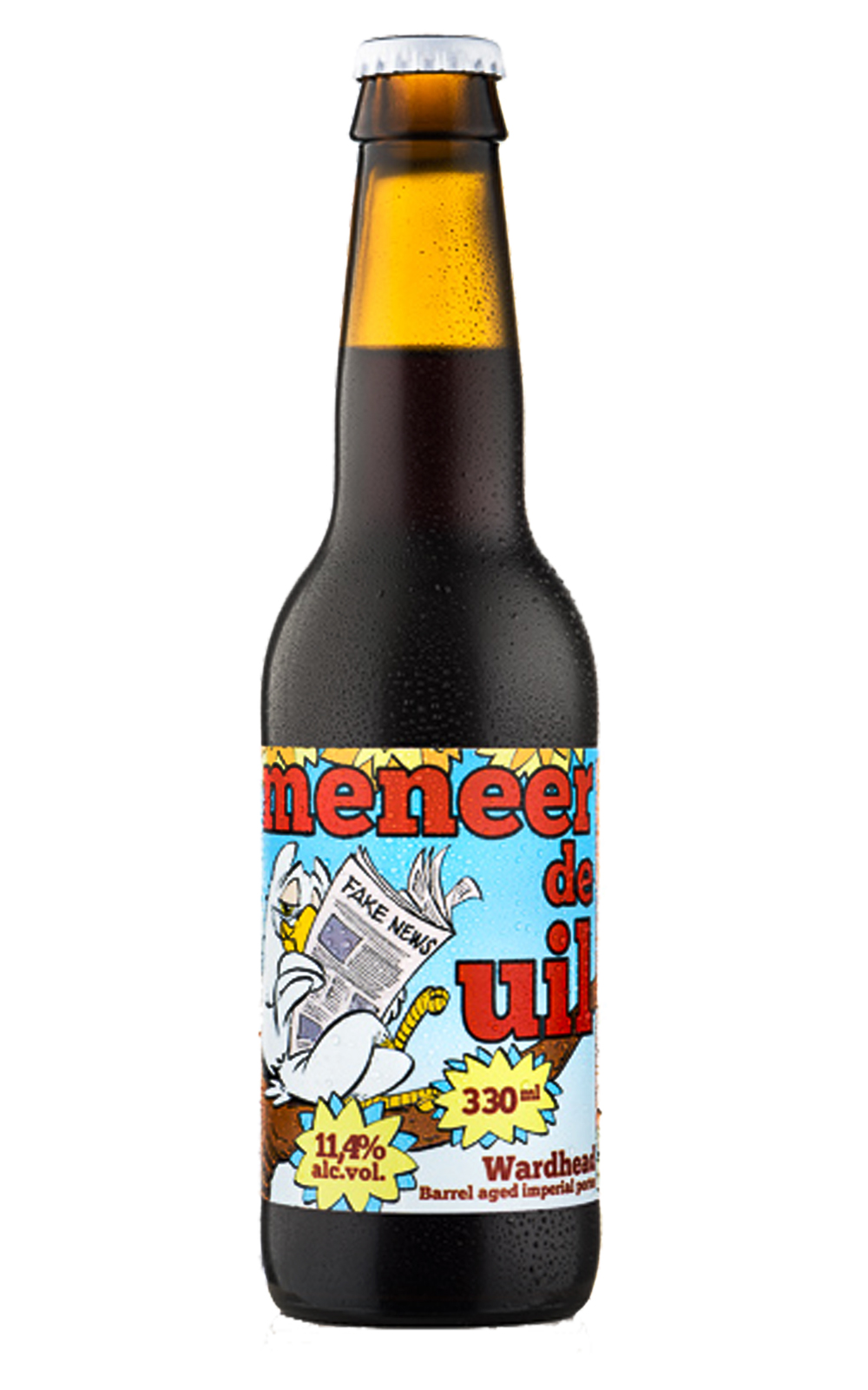 Het Uiltje Brewing Company Meneer de Uil Wardhead Barrel Aged Imperial Porter 貓頭鷹精釀啤酒廠 貓頭鷹先生 Wardhead威士忌桶陳版帝國波特黑啤酒