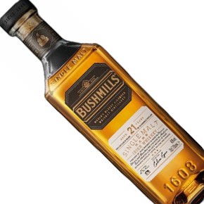 Bushmills-Aged 21 Years Single Malt Irish Whiskey