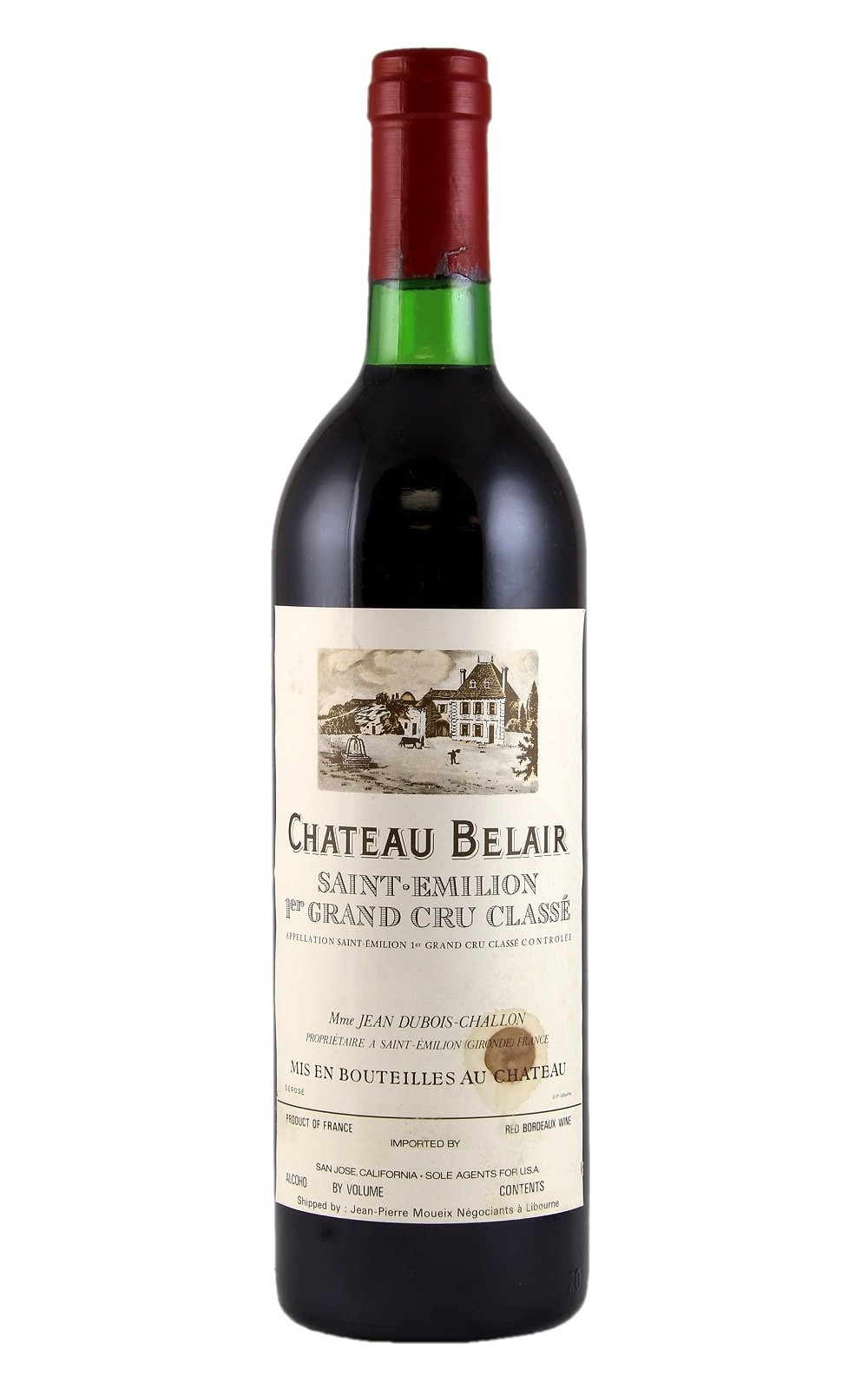 Chateau Belair Chateau Belair 1982 貝雷堡 貝雷一軍紅酒