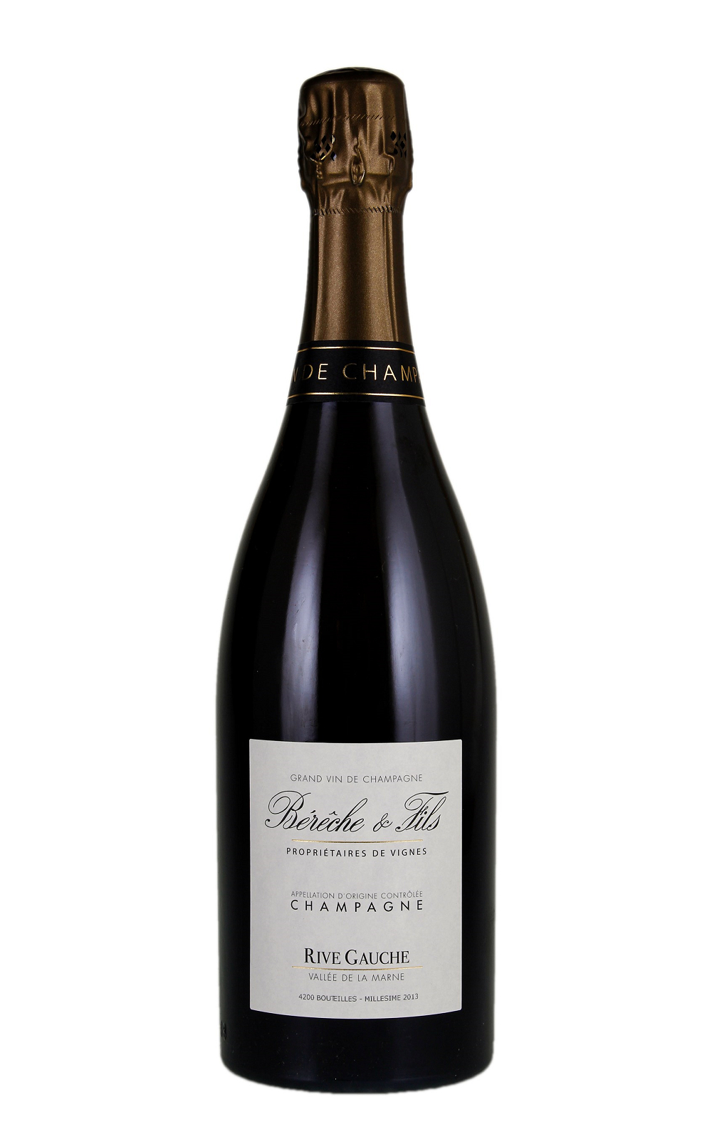 Domaine Bereche et Fils Rive Gauche Vallee de la Marne 2015 貝勒斯父子 左岸 馬恩河谷 不甜年份黑中白香檳