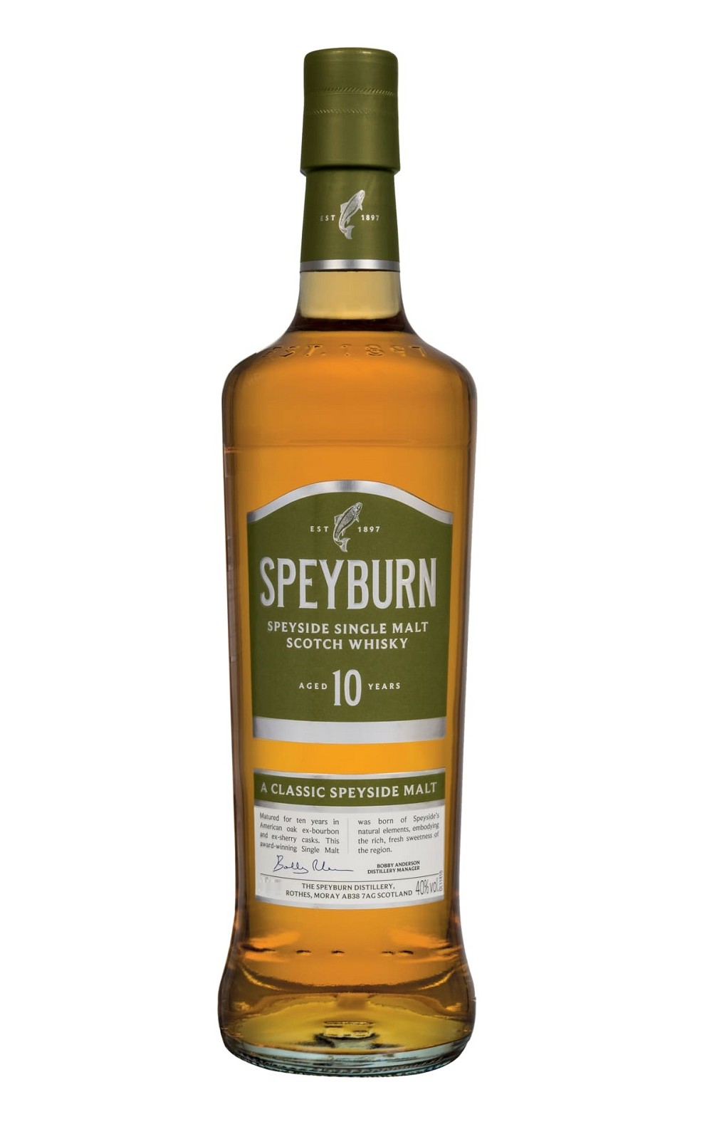 Speyburn Aged 10 Years Speyside Single Malt Scotch Whisky 詩貝犇 10年單一麥芽蘇格蘭威士忌